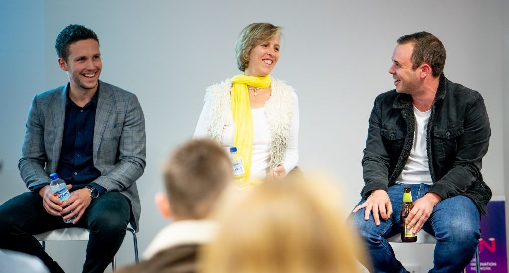 The panel of the GRIFFIN Accelerator Fireside Chat