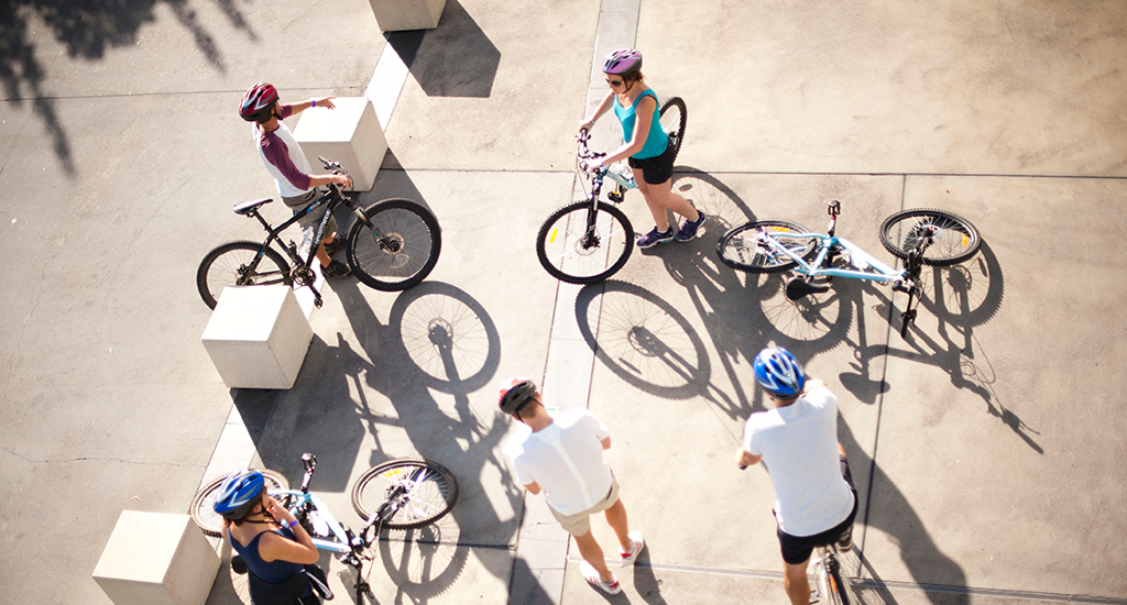 bikes stock photo