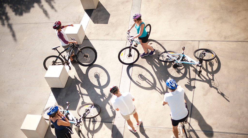 bikes stock photo