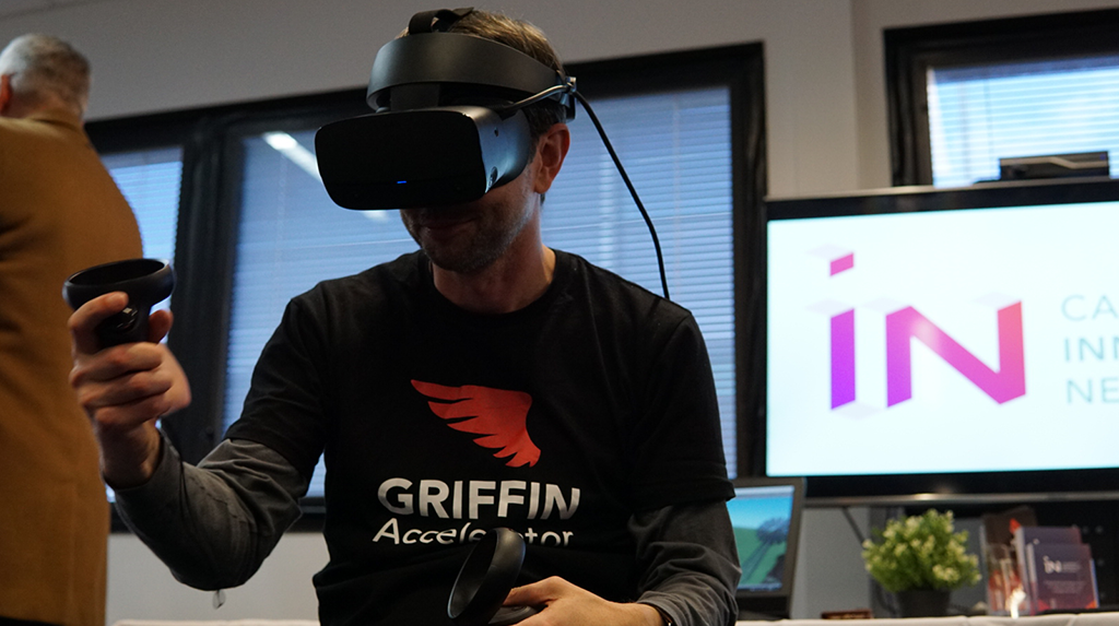 GRIFFIN Accelerator company RecoveryVR showcasing