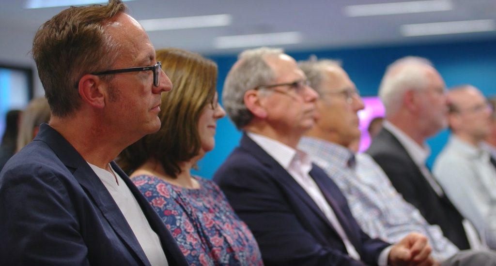 People at an event