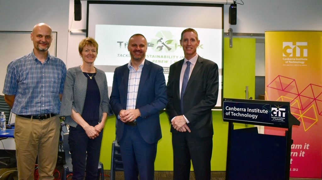 Photo of Speakers at Trade Hack