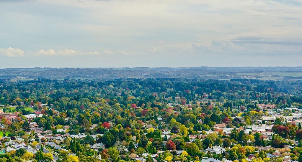 Photo of suburban land