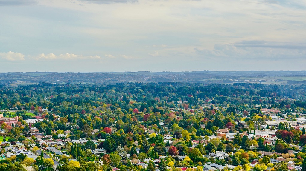 Photo of suburban land