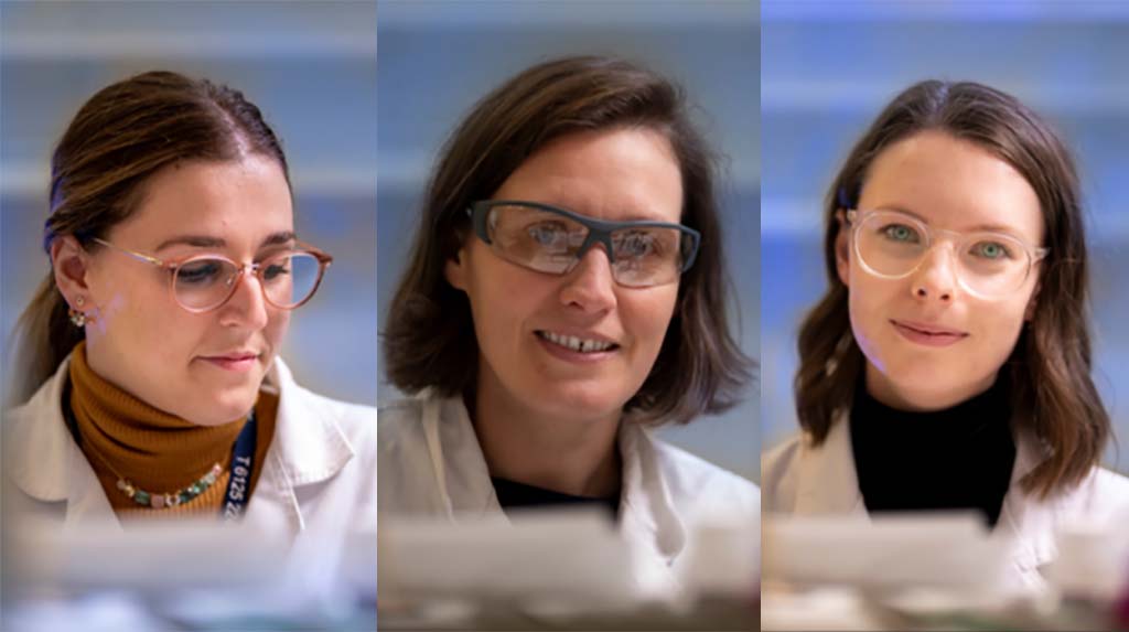 Dr Annamaria DeRosa, Dr Caitlin Byrt and Dr Samantha McGaughey formed the MTE company after last year’s hackathon. Photo: MTE.