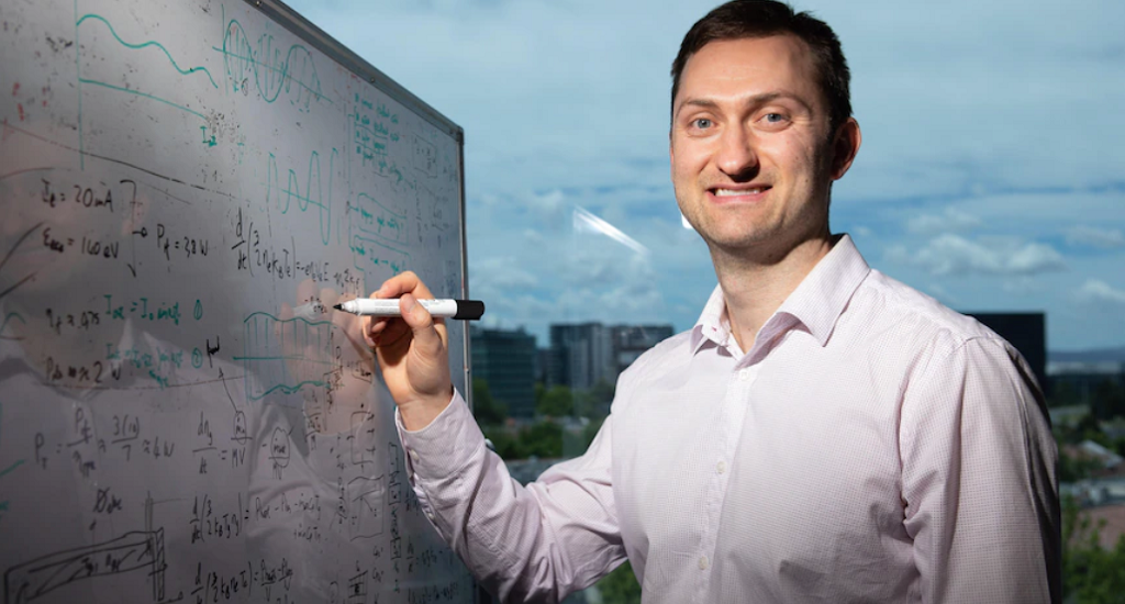 Dr Lafleur is based in Canberra but his colleagues work in France. (ABC News: Nick Haggarty)