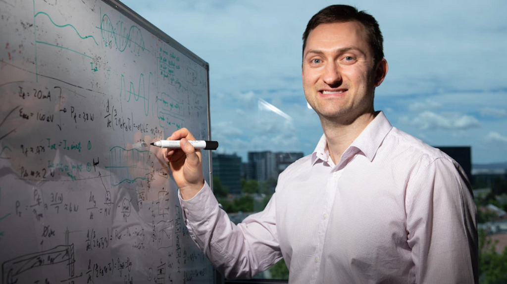 Dr Lafleur is based in Canberra but his colleagues work in France. (ABC News: Nick Haggarty)