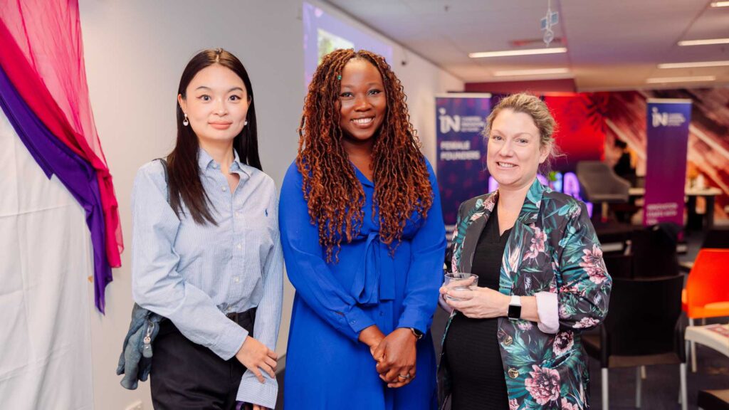 Women at canberra innovation network enjoying the female founder event